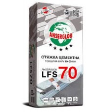 Суміш для стяжки Anserglob LFS 70 Цементна шар 10-60 мм 25 кг